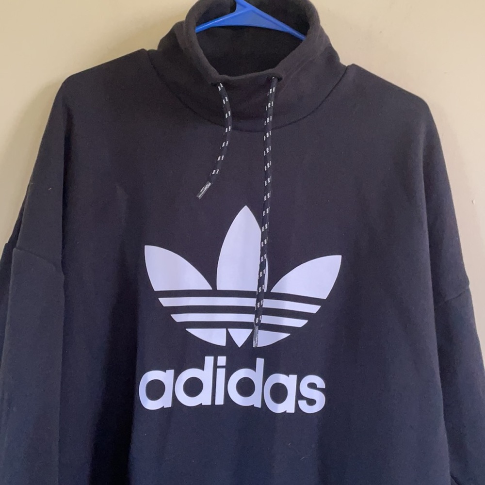 Adidas black huhiking oversized sweater dress - Picture 5 of 7